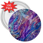 Amethyst flow 3  Buttons (100 pack) 
