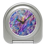 Amethyst flow Travel Alarm Clock