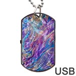 Amethyst flow Dog Tag USB Flash (One Side)