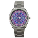 Cobalt arabesque Sport Metal Watch