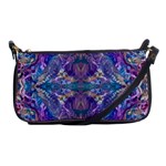 Cobalt arabesque Shoulder Clutch Bag