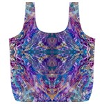 Cobalt arabesque Full Print Recycle Bag (XL)