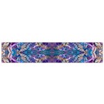 Cobalt arabesque Small Premium Plush Fleece Scarf