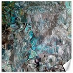 Mono Turquoise blend Canvas 20  x 20 