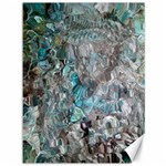 Mono Turquoise blend Canvas 36  x 48 