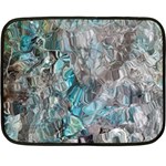 Mono Turquoise blend Fleece Blanket (Mini)