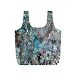 Mono Turquoise blend Full Print Recycle Bag (S)