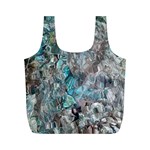Mono Turquoise blend Full Print Recycle Bag (M)
