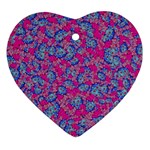 Colorful cosutme collage motif pattern Ornament (Heart)