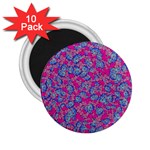 Colorful cosutme collage motif pattern 2.25  Magnets (10 pack) 