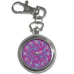 Colorful cosutme collage motif pattern Key Chain Watches