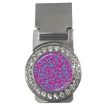 Colorful cosutme collage motif pattern Money Clips (CZ) 