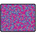 Colorful cosutme collage motif pattern Fleece Blanket (Medium)