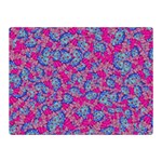 Colorful cosutme collage motif pattern Two Sides Premium Plush Fleece Blanket (Mini)