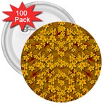 Blooming Flowers Of Lotus Paradise 3  Buttons (100 pack) 