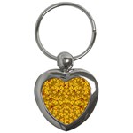 Blooming Flowers Of Lotus Paradise Key Chain (Heart)