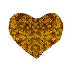 Blooming Flowers Of Lotus Paradise Standard 16  Premium Heart Shape Cushions