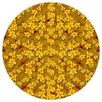 Blooming Flowers Of Lotus Paradise Round Trivet