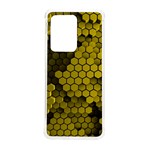 Yellow Hexagons 3d Art Honeycomb Hexagon Pattern Samsung Galaxy S20 Ultra 6.9 Inch TPU UV Case