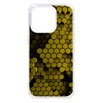 Yellow Hexagons 3d Art Honeycomb Hexagon Pattern iPhone 14 Pro TPU UV Print Case