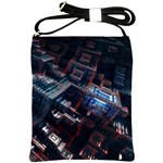 Fractal Cube 3d Art Nightmare Abstract Shoulder Sling Bag