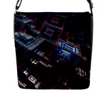 Fractal Cube 3d Art Nightmare Abstract Flap Closure Messenger Bag (L)