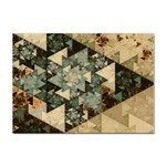 Triangle Geometry Colorful Fractal Pattern Sticker A4 (10 pack)