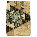 Triangle Geometry Colorful Fractal Pattern Removable Flap Cover (S)