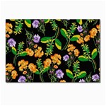 Flowers Pattern Art Floral Texture Postcards 5  x 7  (Pkg of 10)