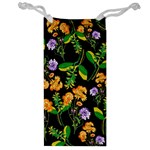 Flowers Pattern Art Floral Texture Jewelry Bag