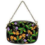 Flowers Pattern Art Floral Texture Chain Purse (Two Sides)