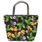 Flowers Pattern Art Floral Texture Bucket Bag