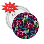 Flowers Pattern Art Texture Floral 2.25  Buttons (10 pack) 