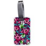 Flowers Pattern Art Texture Floral Luggage Tag (two sides)