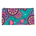 Floral Pattern Abstract Colorful Flow Oriental Spring Summer Pencil Case