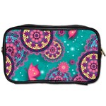 Floral Pattern Abstract Colorful Flow Oriental Spring Summer Toiletries Bag (Two Sides)