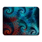 Fractal Art Spiral Ornaments Pattern Small Mousepad