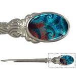 Fractal Art Spiral Ornaments Pattern Letter Opener