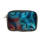 Fractal Art Spiral Ornaments Pattern Coin Purse