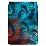 Fractal Art Spiral Ornaments Pattern Removable Flap Cover (S)