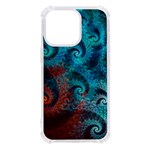 Fractal Art Spiral Ornaments Pattern iPhone 13 Pro TPU UV Print Case