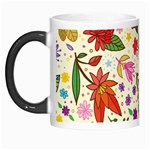 Colorful Flowers Pattern Morph Mug