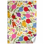 Colorful Flowers Pattern Canvas 20  x 30 