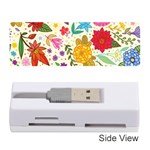 Colorful Flowers Pattern Memory Card Reader (Stick)