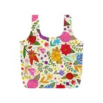 Colorful Flowers Pattern Full Print Recycle Bag (S)