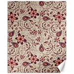 Violet Floral Pattern Flowers Vintage Flora Patterns Canvas 16  x 20 