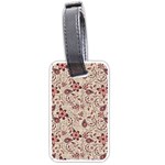 Violet Floral Pattern Flowers Vintage Flora Patterns Luggage Tag (one side)