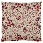 Violet Floral Pattern Flowers Vintage Flora Patterns Large Cushion Case (One Side)