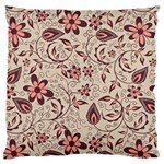 Violet Floral Pattern Flowers Vintage Flora Patterns Standard Premium Plush Fleece Cushion Case (One Side)