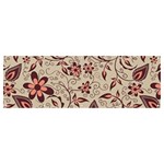 Violet Floral Pattern Flowers Vintage Flora Patterns Banner and Sign 12  x 4 